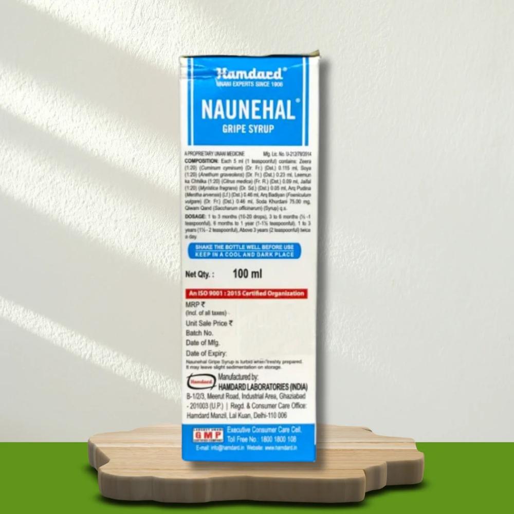 Hamdard Naunehal Gripe Syrup 100ml 