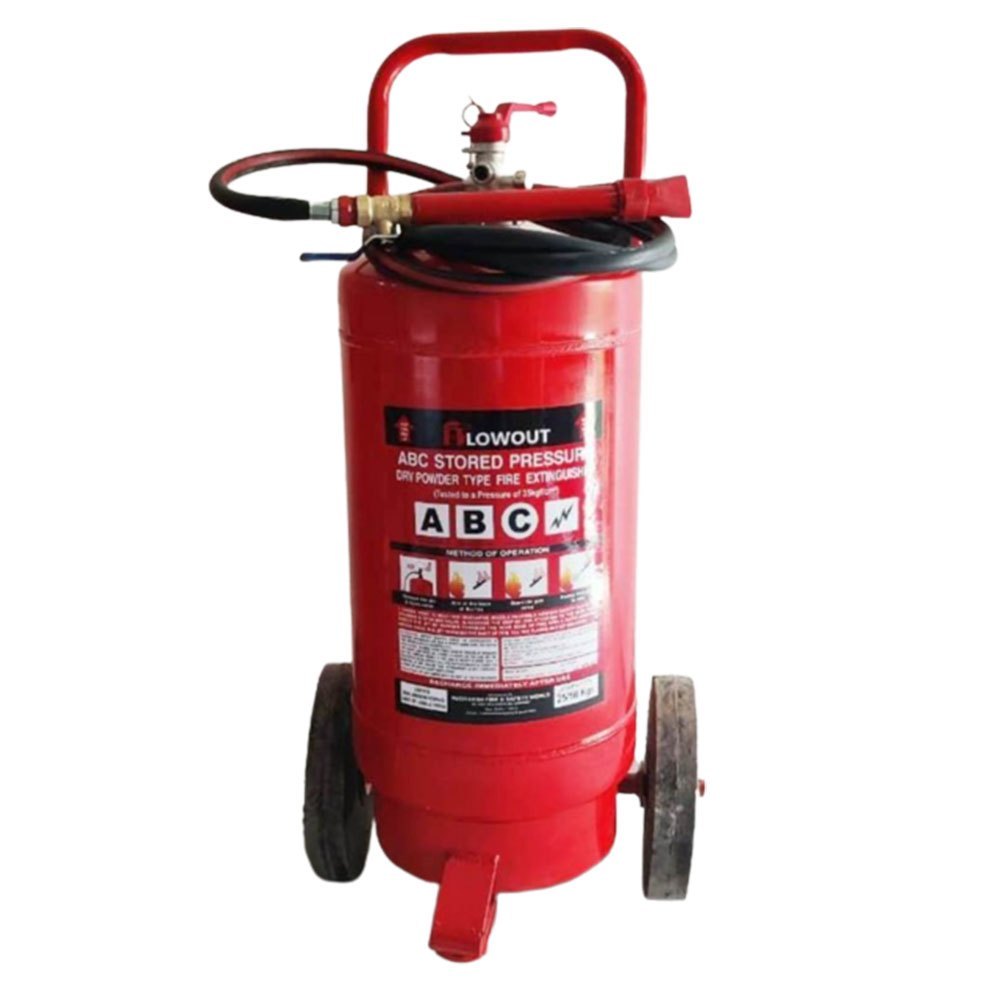 Abc Trolley Mounted Fire Extinguishers - Capacity: 25