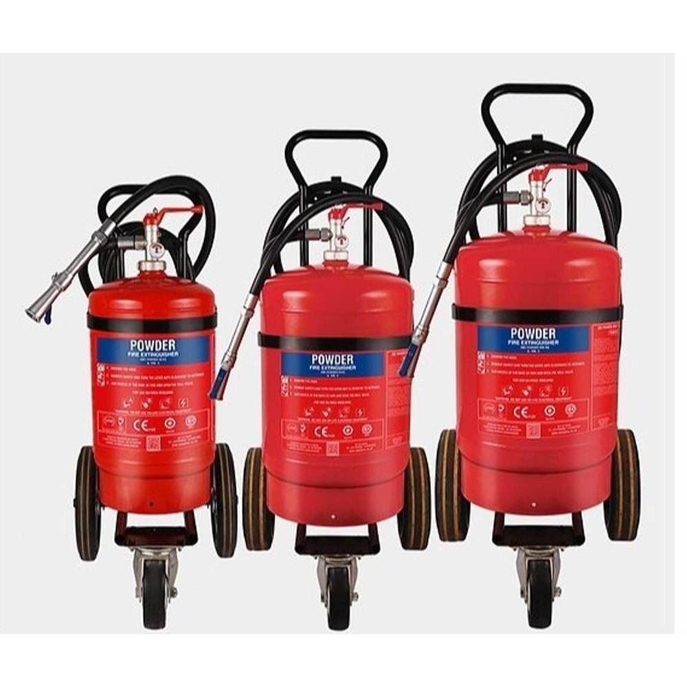 Abc Trolley Mounted Fire Extinguishers - Capacity: 25