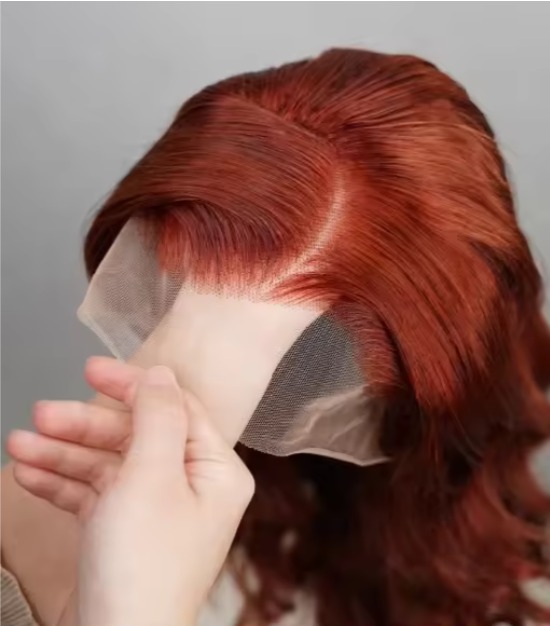 The Devote #33 Reddish Brown 13x4 Lace Frontal Human Hair Wig | Body Wave HD Transparent