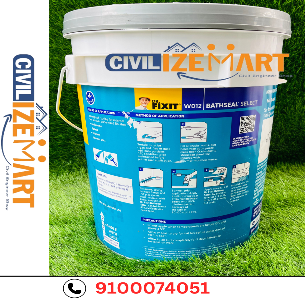 DR.FIXIT BATHSEAL SELECT FOR BATHROOM WATERPROOFING CHEMICALS IN HYDERABAD