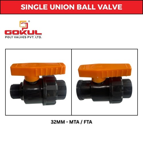 Single Union Pp Ball Valve