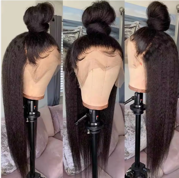 The Devote Wholesale Raw Virgin Human Hair HD Front Lace Wig Pre Plucked 13x4 13x6 Full Transparent Lace Frontal Wig for Black Women