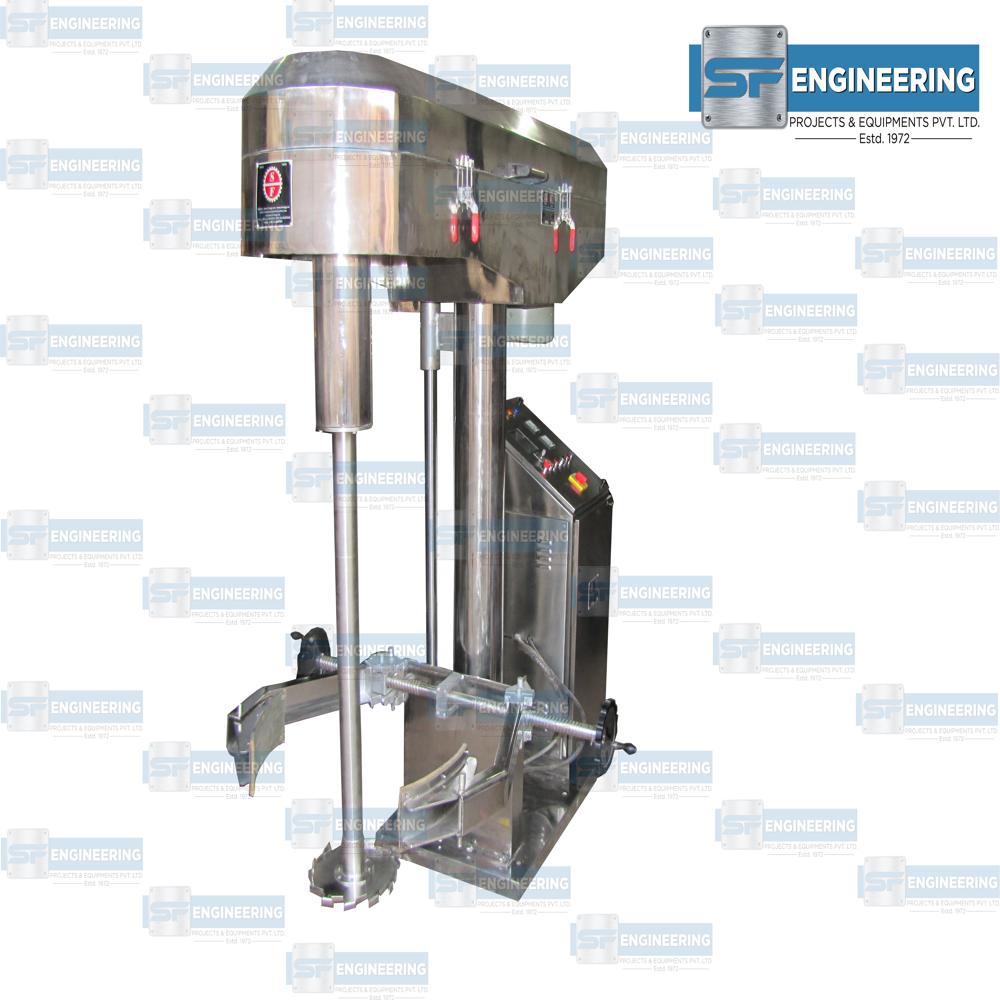 High Speed Dissolver Mixer Machine - Color: Blue