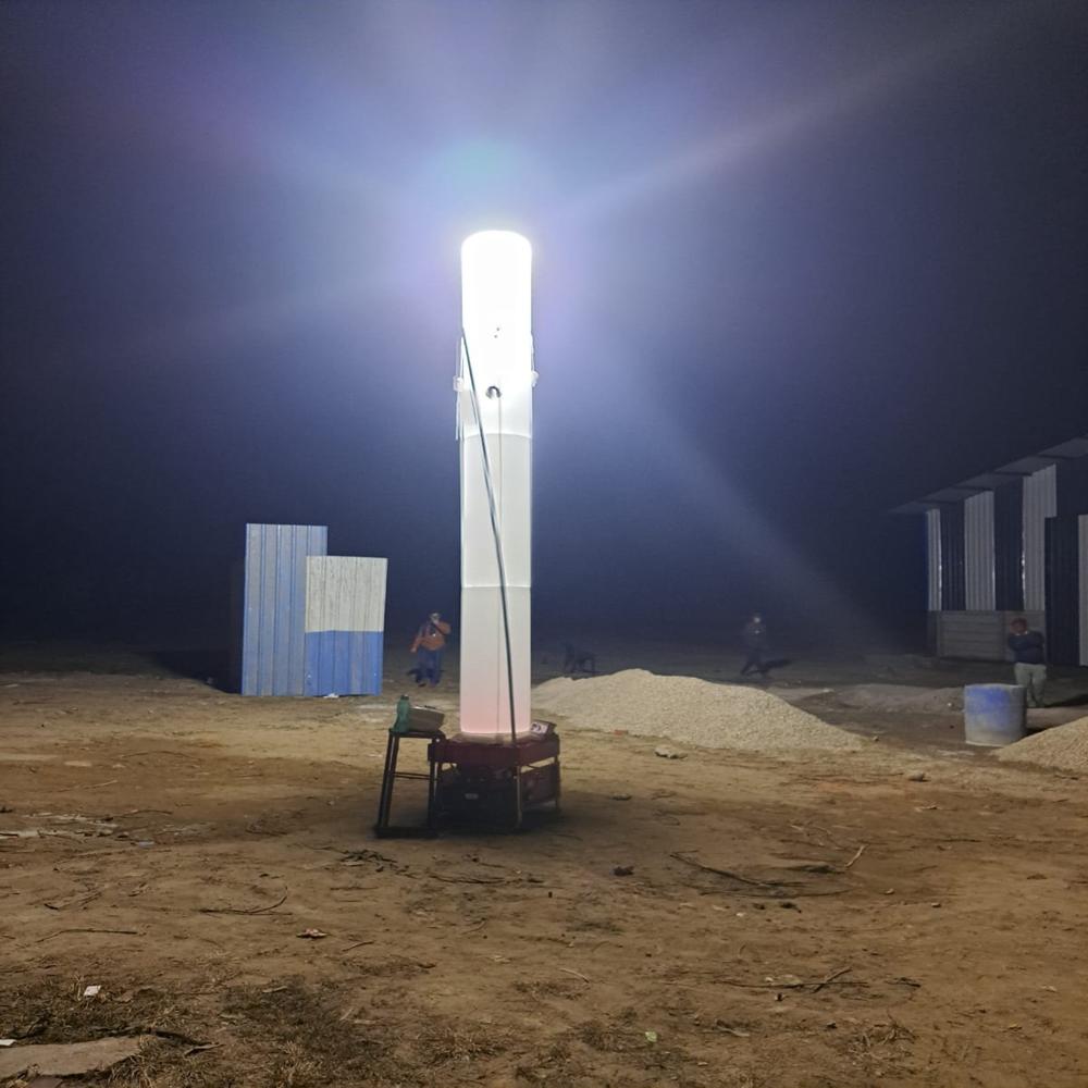 Inflatable Light Tower - Color: Yellow (Or As Per Customer Requirement)
