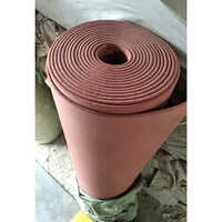 Sponge Silicone Rubber Sheet - Color: Red