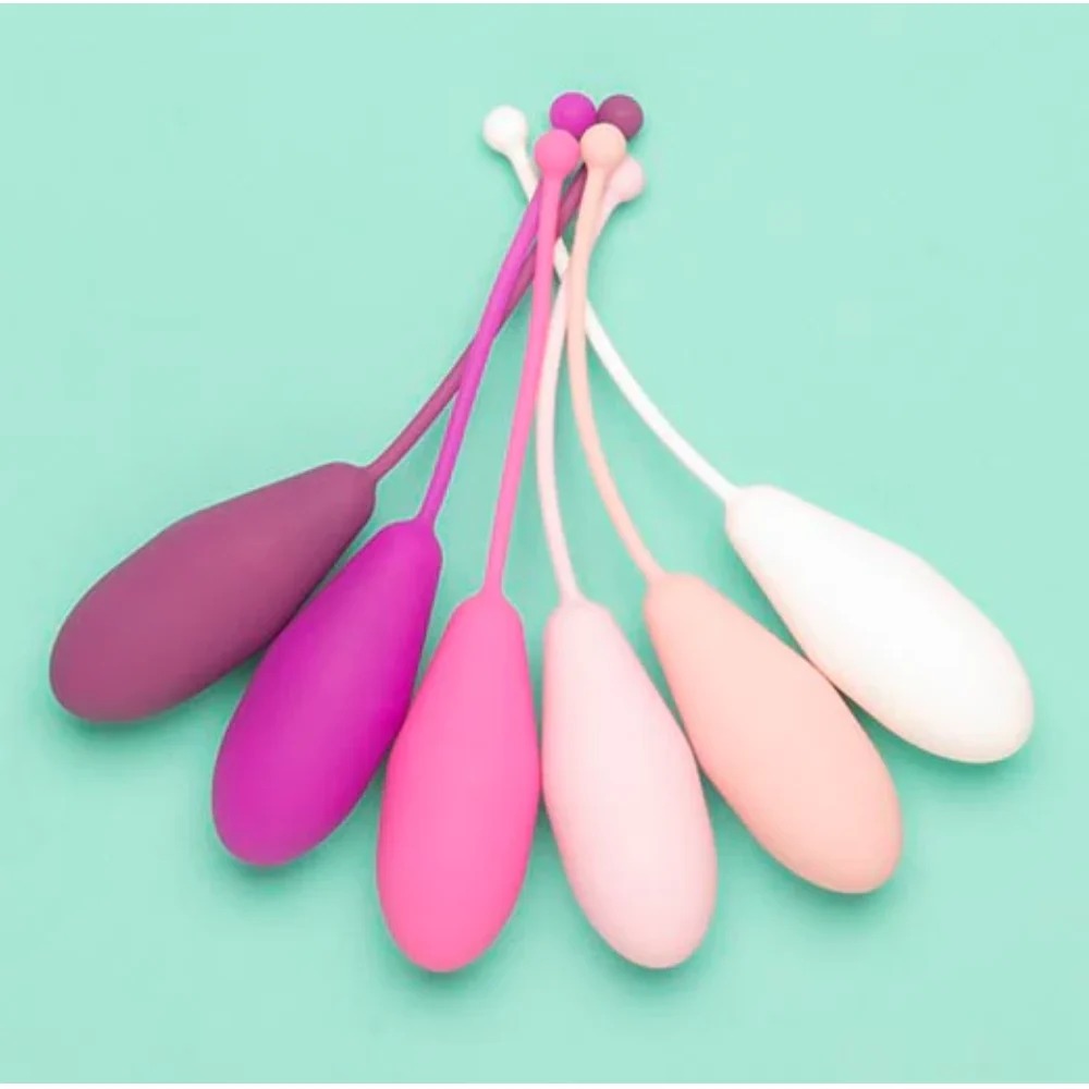 Kegel Vaginal Cones  Premium Silicone Vaginal Weights Intimate Rose weighted cones 