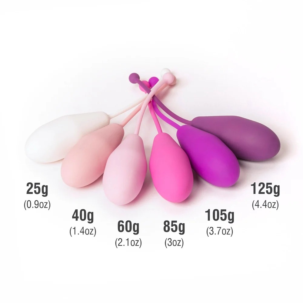 Kegel Vaginal Cones  Premium Silicone Vaginal Weights Intimate Rose weighted cones 