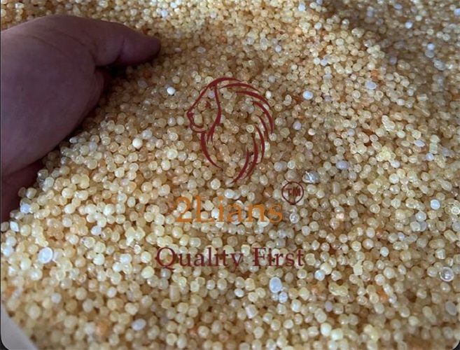 GPPS repro pellets yellowish transparent