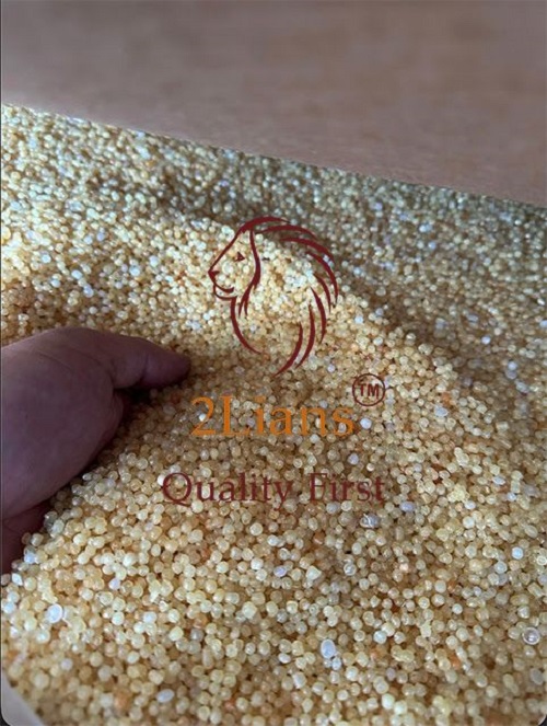 GPPS repro pellets yellowish transparent