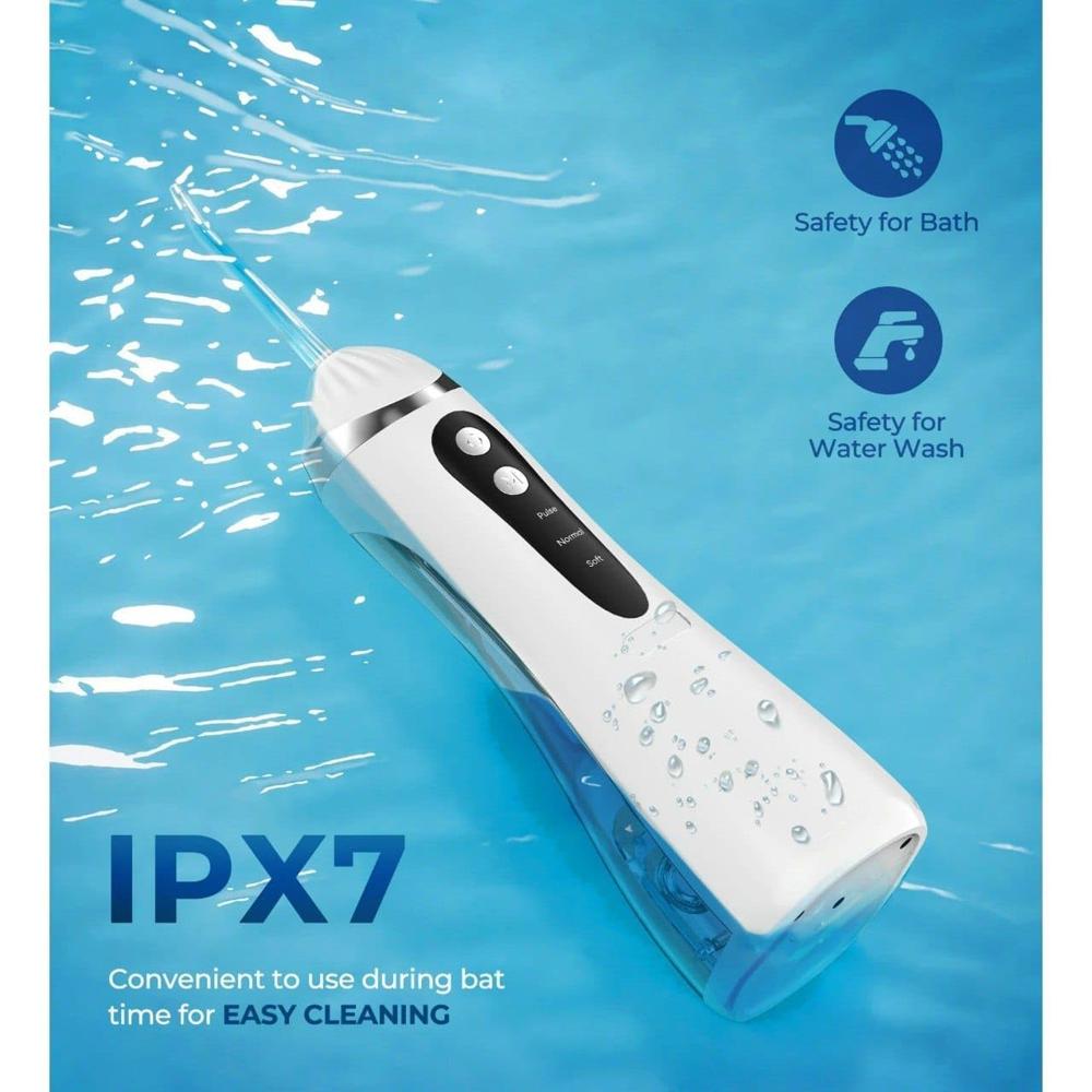  Cordless Oral Irrigator Dental Flosser (3 Modes)