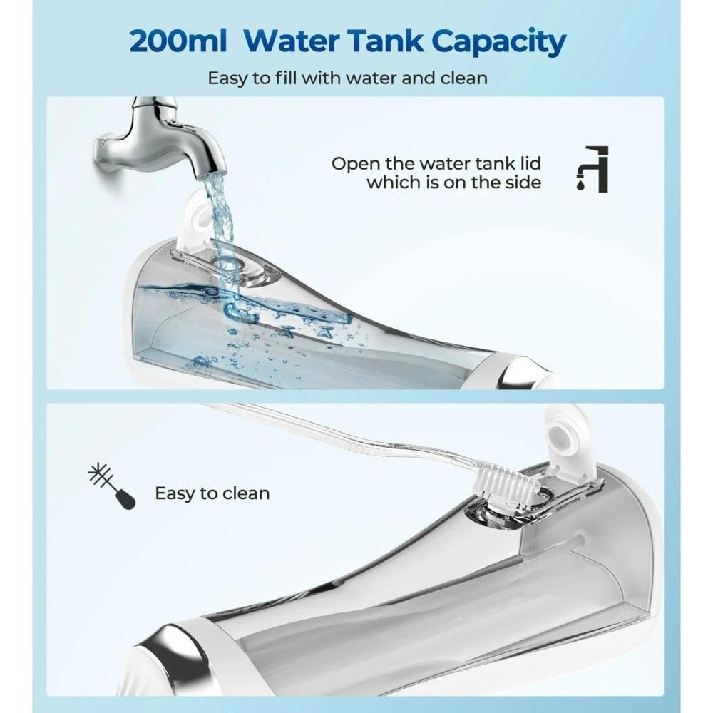  Cordless Oral Irrigator Dental Flosser (3 Modes)