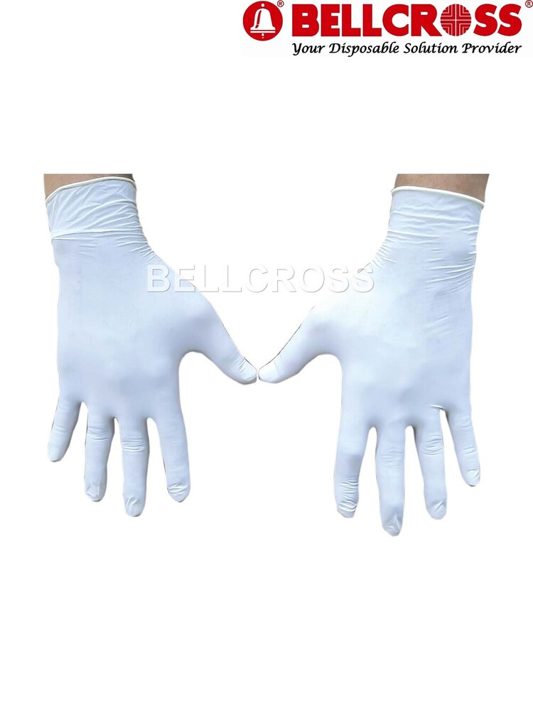 Examination Gloves - Latex Material, Available In Small, Medium, Large, And Xl Sizes | Skin Friendly, Comfortable, 100 Pcs Box