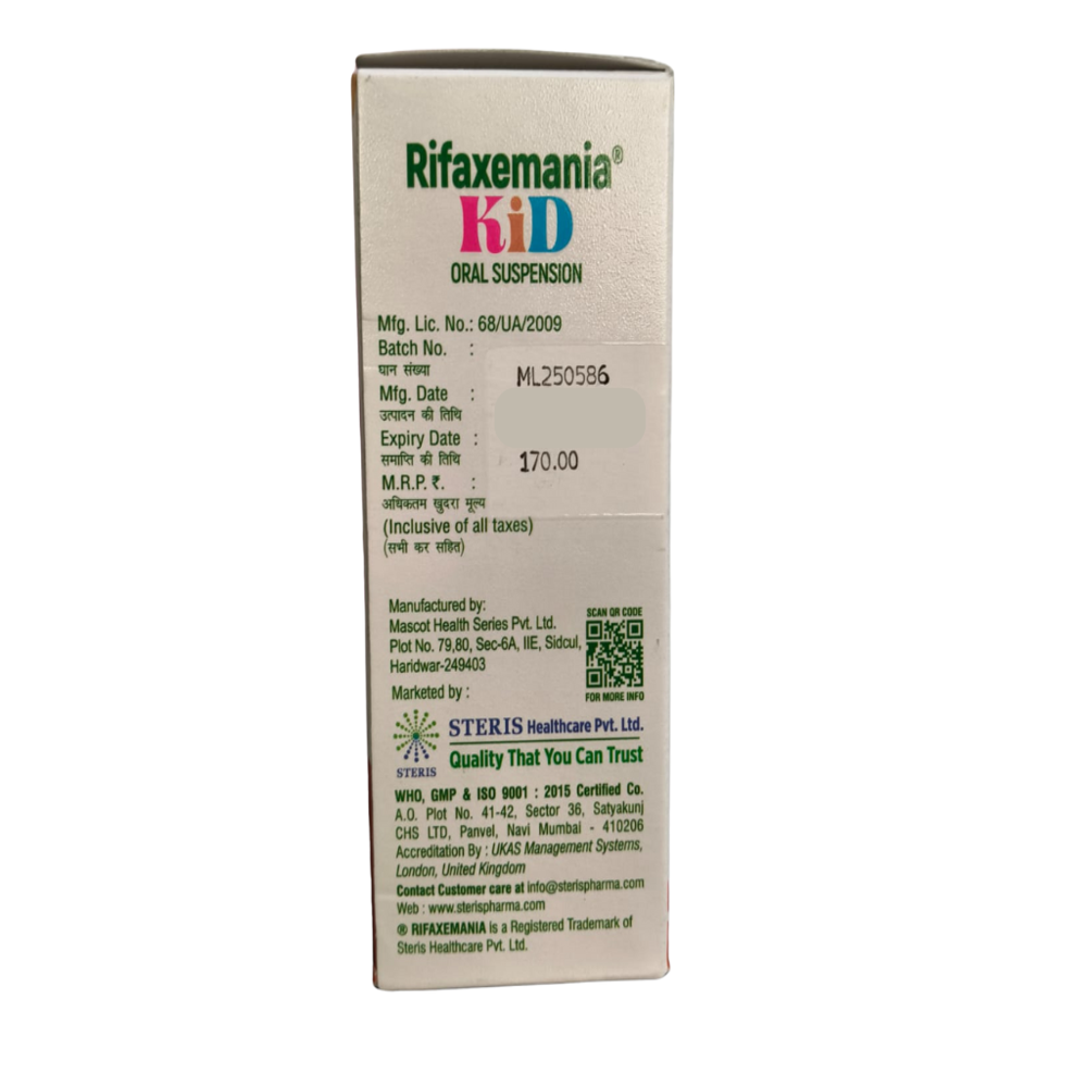 Rifaximin Oral Suspension 100 mg/5ml