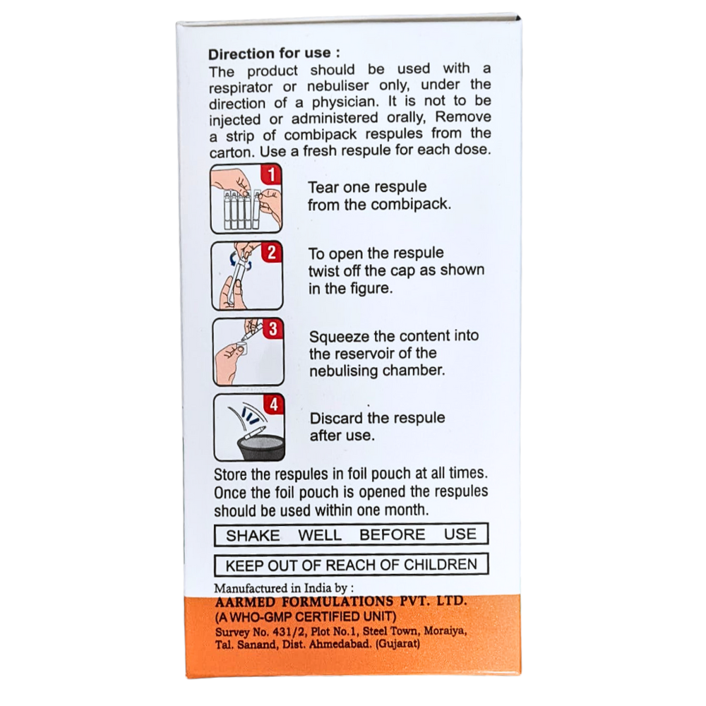 Levosalbutamol Respiratory Solution 0.63mg