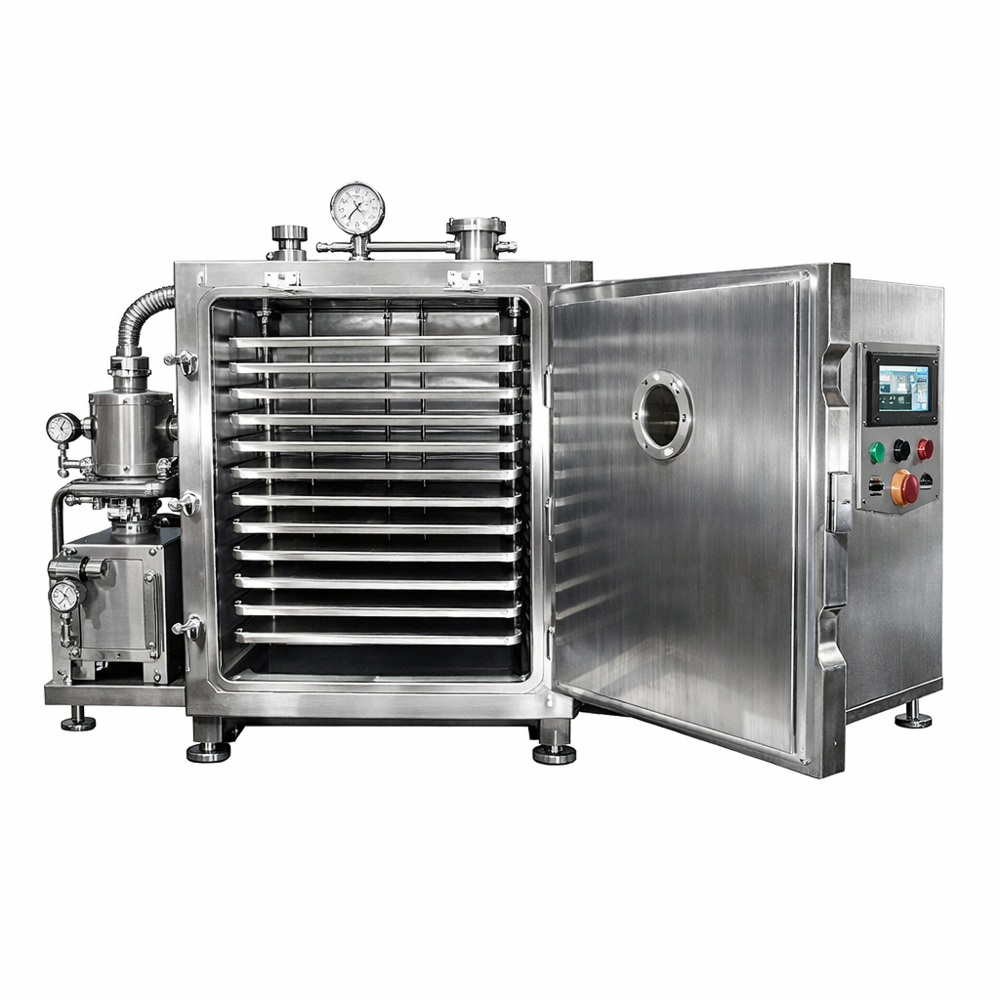 Vacuum Tray Dryer - Stainless Steel, 220/440 Volt, Silver Finish | Automatic Control, 50 Hertz, High Quality, Warranty Included