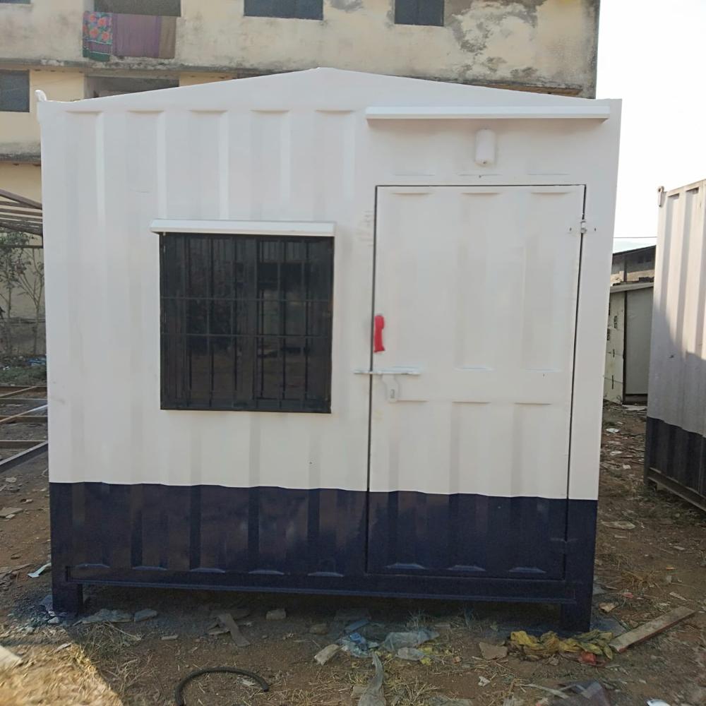 Security Portable Cabin - Floor Material: Metal Sheet