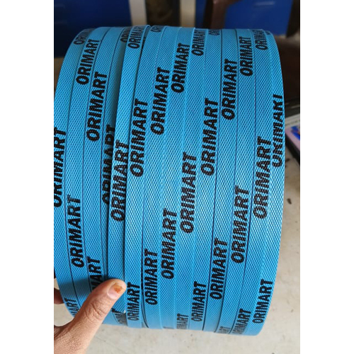 Blue Colour Black Print Pp Box Strapping Roll - Color: Different Available