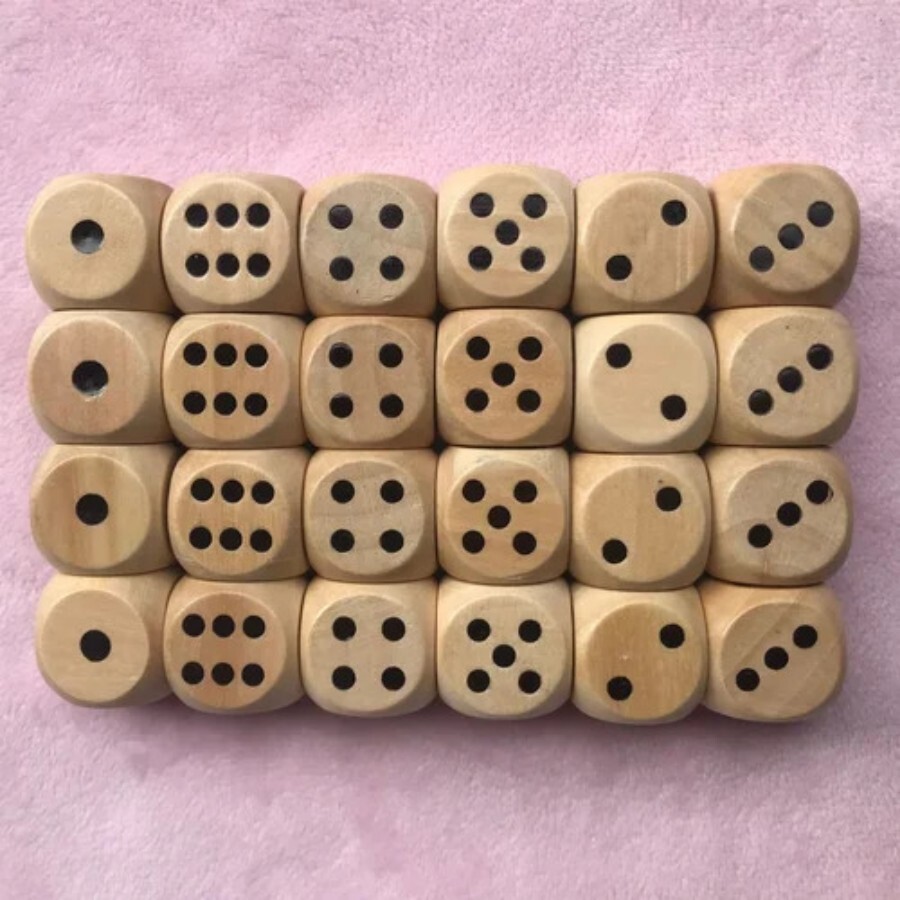Wooden Ludo Dice - Age Group: All