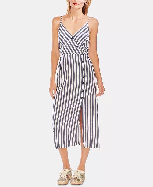 Export Surplus Women Striped Western Midi Dress