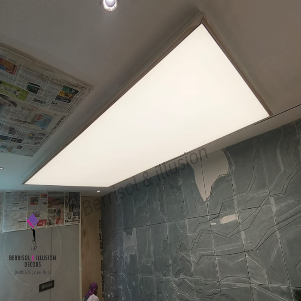 Architectural stretch ceiling