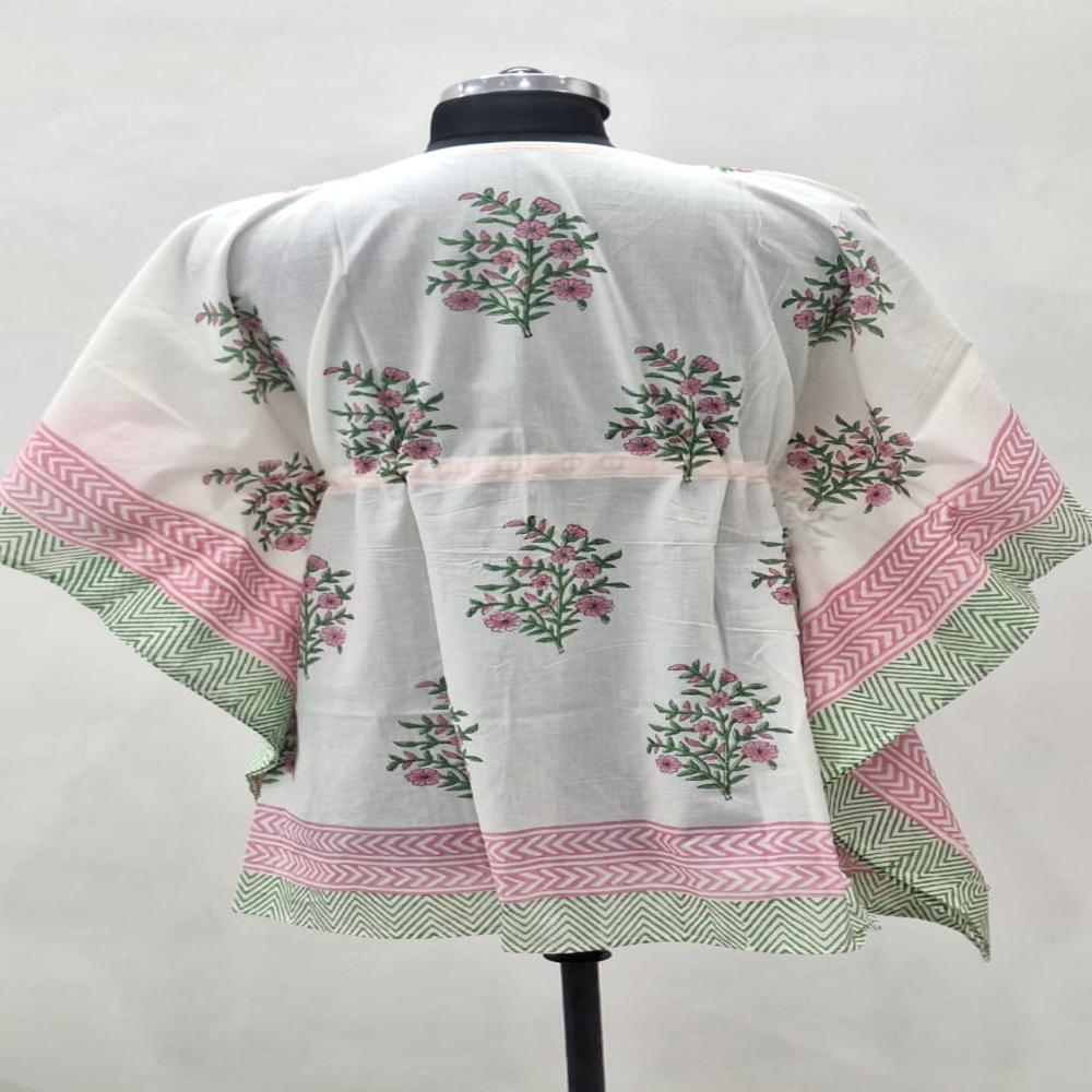 Block Printed Cotton Kaftan
