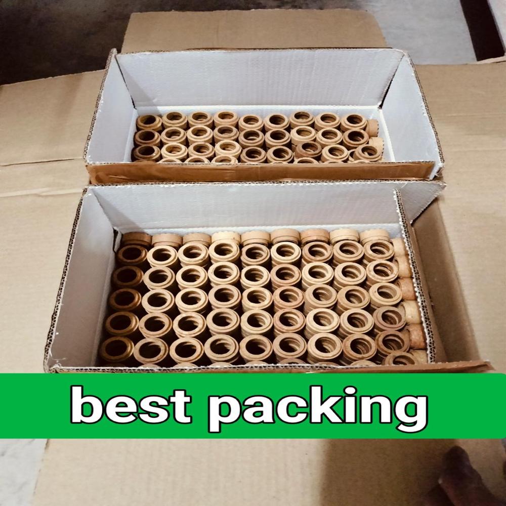 Corderite Ceramic Ferrule - Color: Brown & White