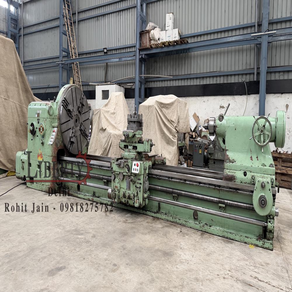 Skoda SR-1250 x 4000 mm Heavy Duty Lathe Machine
