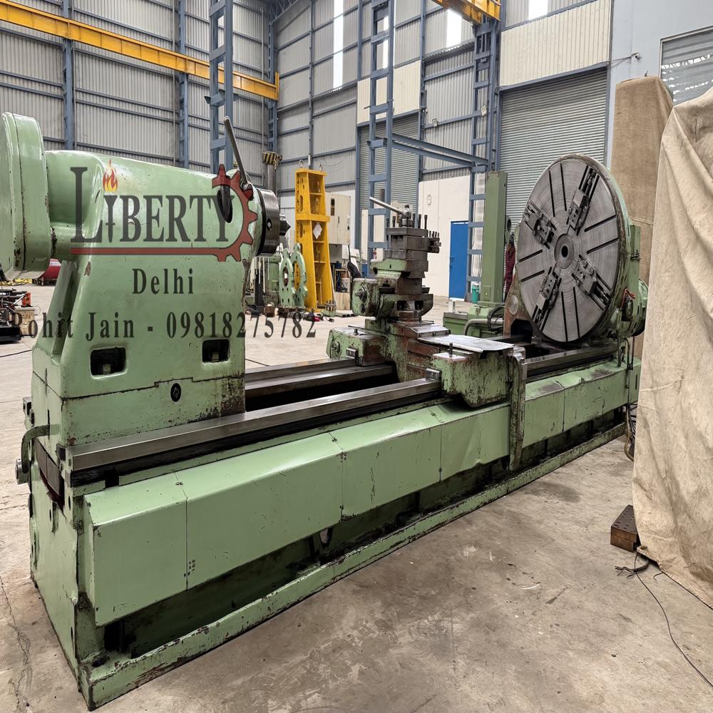 Skoda SR-1250 x 4000 mm Heavy Duty Lathe Machine