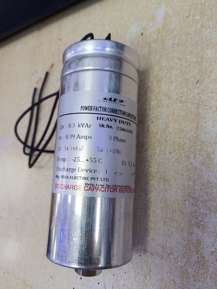 0.3 Kvar 440 Volt Cylindrical Type Capacitor