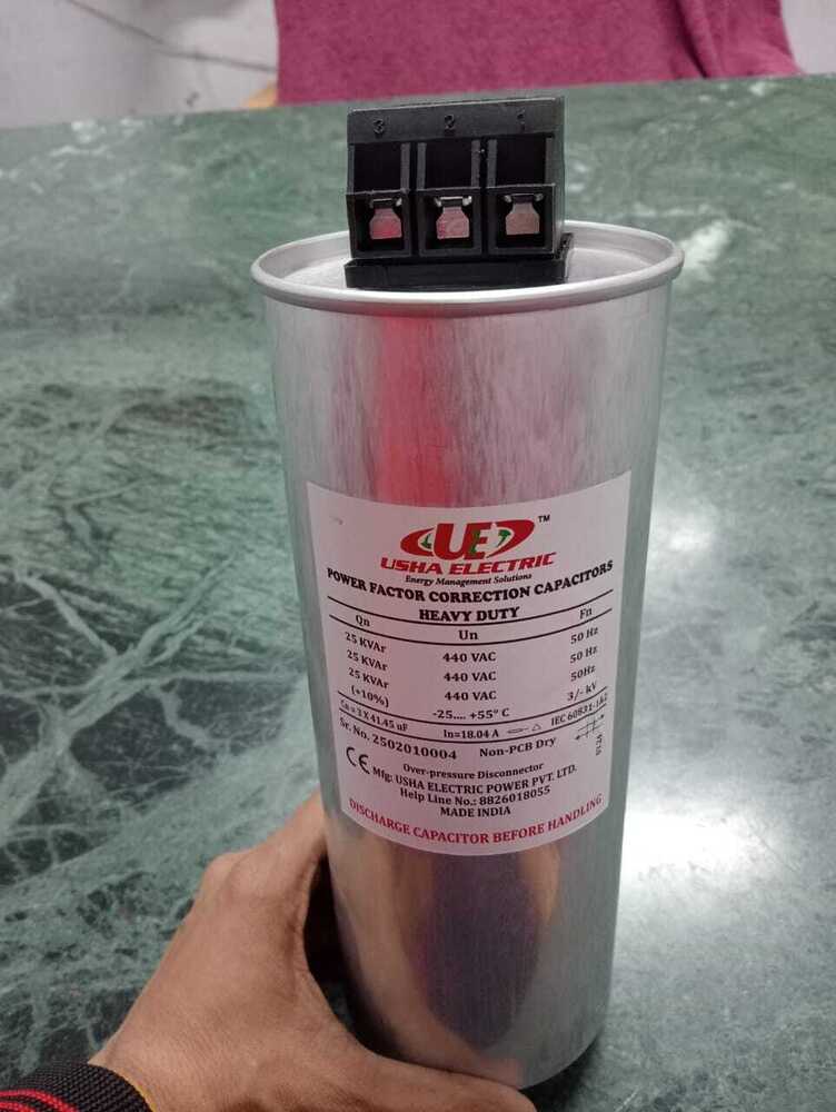 25 Kvar Cylindrical Type Capacitor