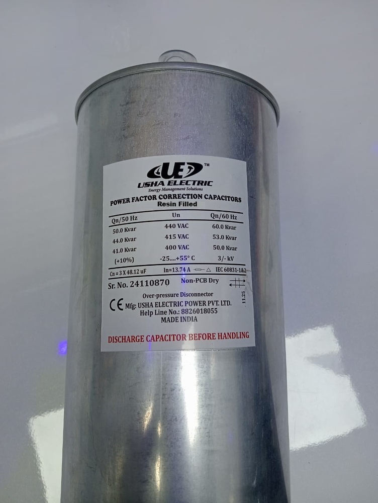 Resin Filled Cylindrical Type Capacitor