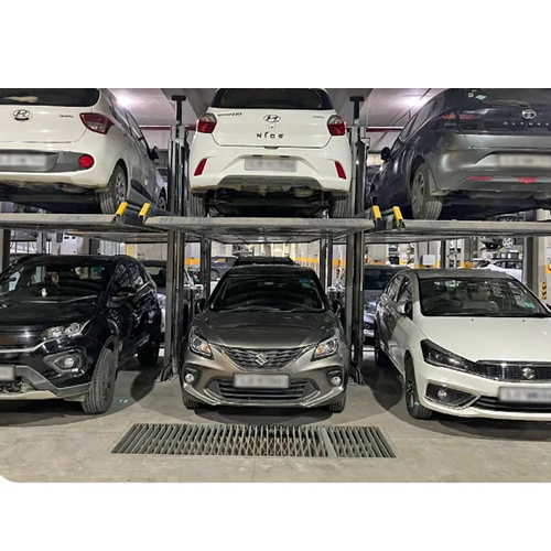 Manual Hydraulic Stack Parking System - Container Load: 2000  Kilograms (Kg)