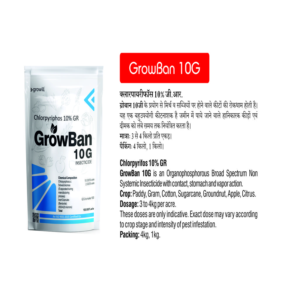 Chlorpyriphos 10% GR