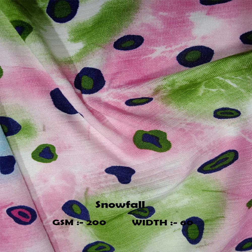 SNOWFALL LYCRA FABRIC