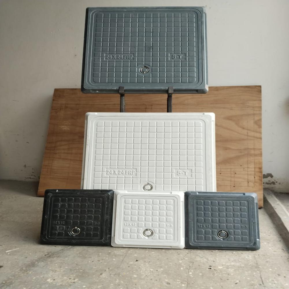 Frp Manhole Cover Grating - Base Dimension: 200x200 To 1000x1000 Mm