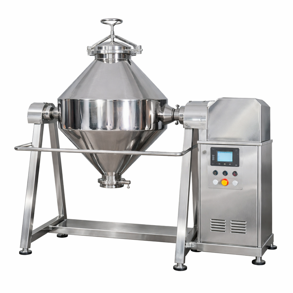 Double Cone Blender - Material: Stainless Steel