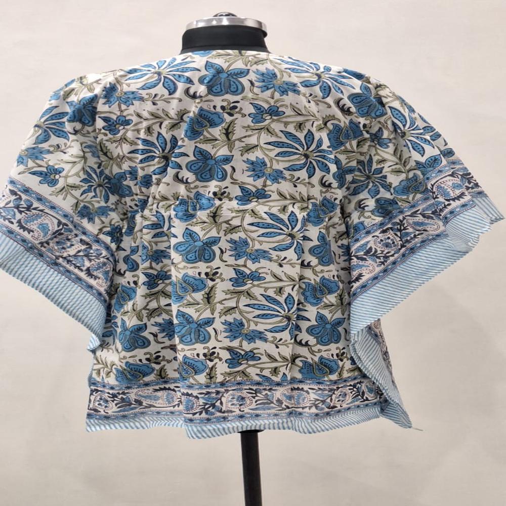 Jaipuri Block Printed Cotton Kaftan