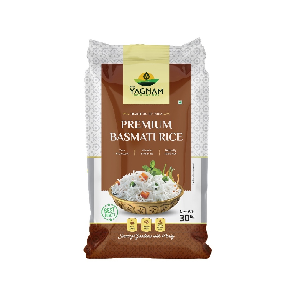 30Kg Premium Basmati Rice - Cultivation Type: Common