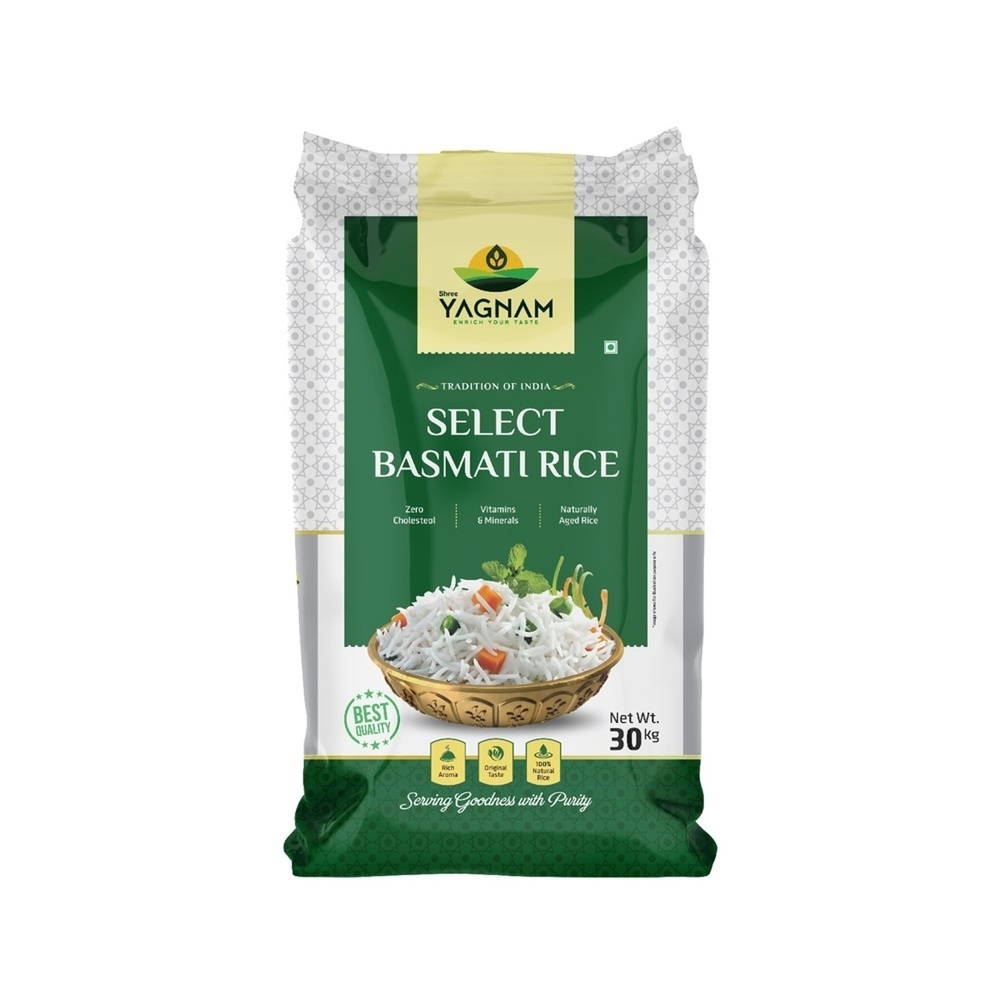 30Kg Select Basmati Rice - Admixture (%): As Per Actual Quality