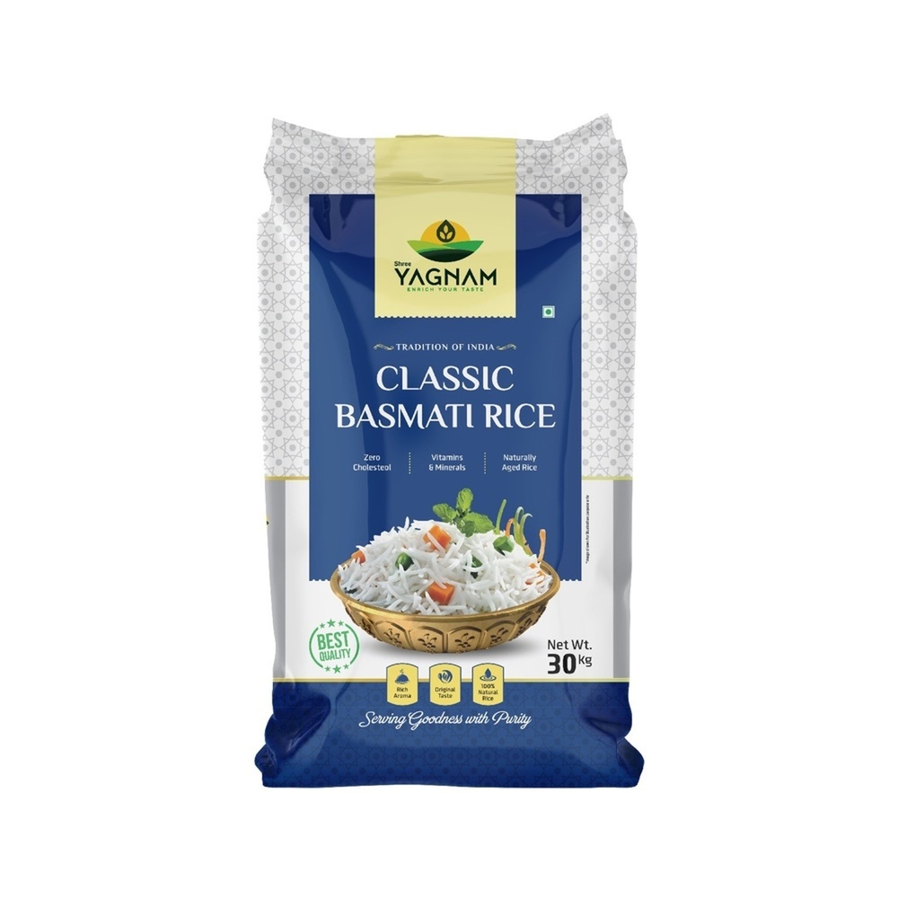 30Kg Classic Basmati Rice - Admixture (%): As Per Actual Quality