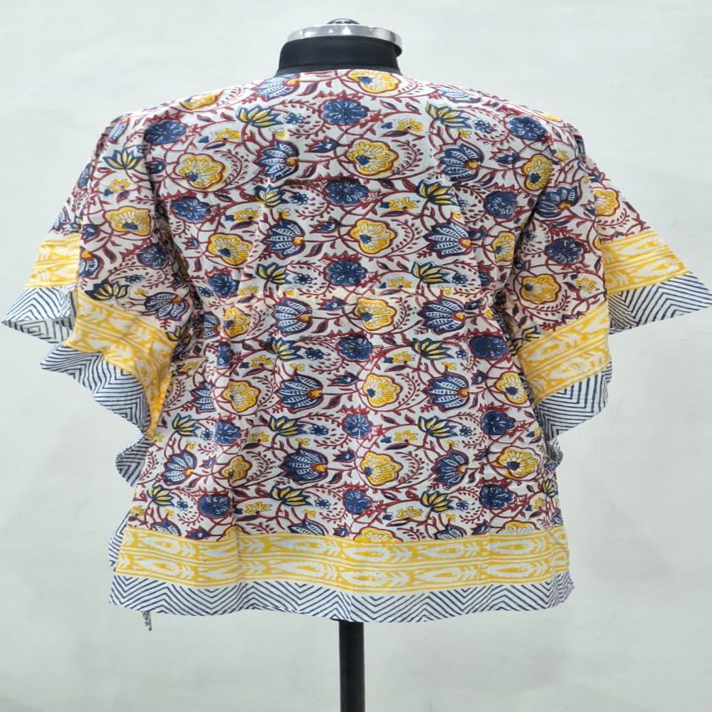Sanganeri Block Printed cotton Kaftan