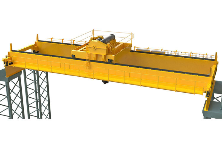 Double Girder Eot Crane - Color: Yellow