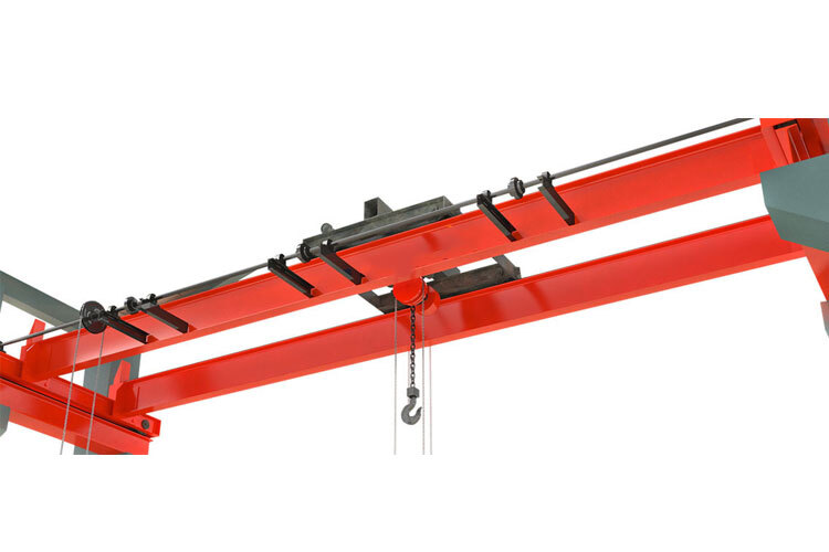 Rail Mounted Gantry Cranes - Color: Red