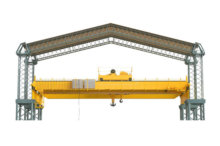 Rubber Tired Gantry Cranes - Color: Yellow