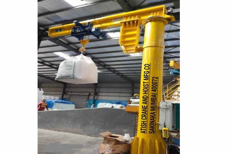 5 Ton Jib Crane - Color: Yellow