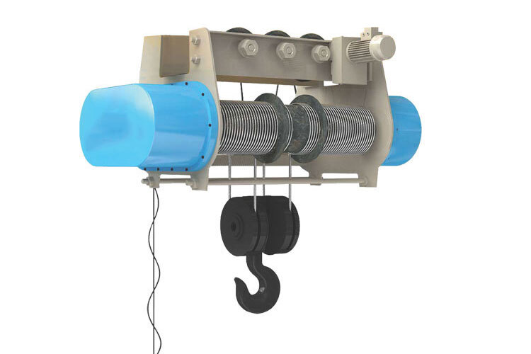 Wire Rope Hoists - Color: Grey