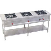 Three Burner Indian Range - Features: Durability