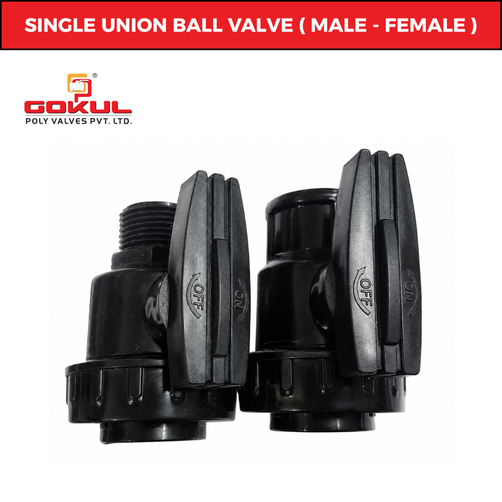 Single Union Ball Valve male female
