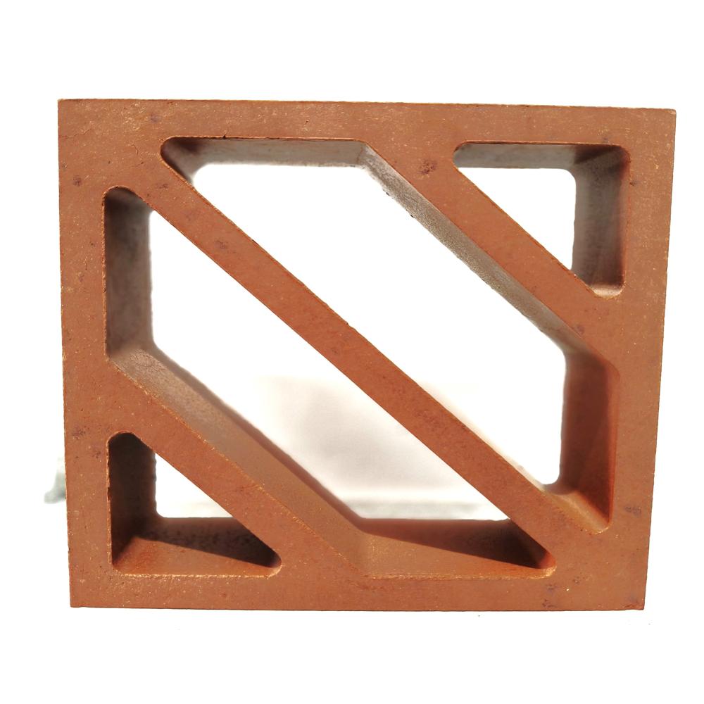 Dhanush Jali - Color: Terra Cotta & White